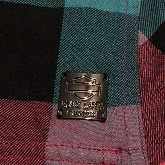Harley-Davidson Button Shirt Small Women, Cowgirl Style - Picture 2 of 7